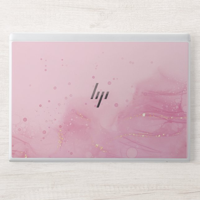 pink marble elegant Model: HP EliteBook 840 G5/G6, HP Laptop Skin (Front)