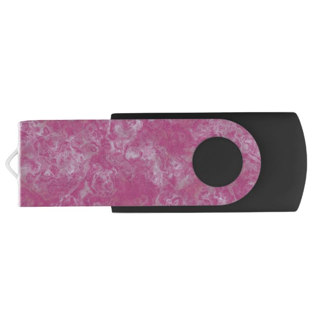 Pink marble flash drive (Back)