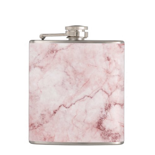 Pink Marble Flask