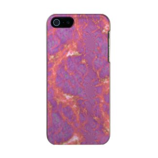 Pink Marble Fractal Incipio Feather® Shine iPhone 5 Case