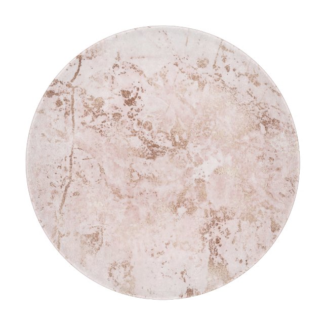 Pink marble: golden texture background. cutting board (Front)