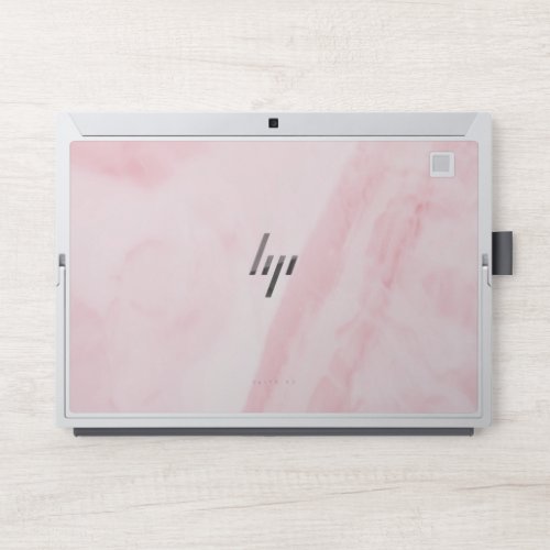 pink marble HP Elite x2 1013 G3 HP Laptop Skin