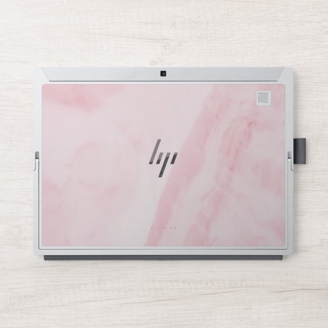 pink marble HP Elite x2 1013 G3 HP Laptop Skin (Front)
