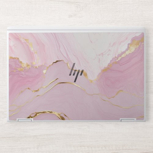 Pink Marble HP EliteBook X360 1030 G2 HP Laptop Skin