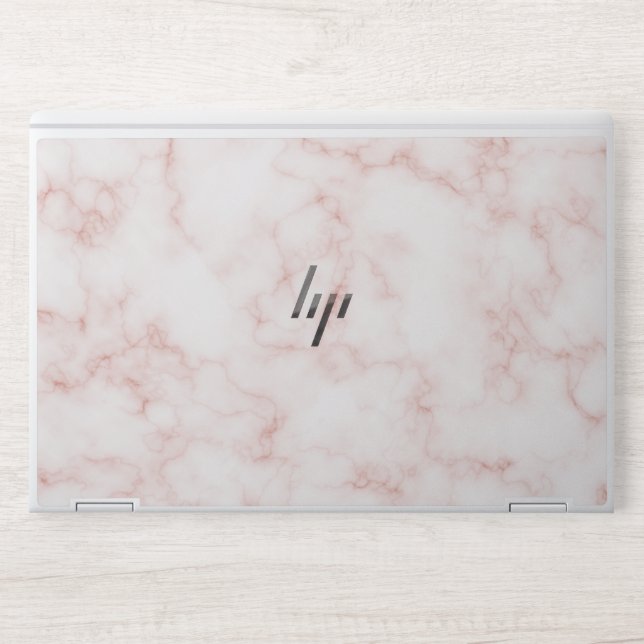 Pink Marble HP EliteBook X360 1030 G2 HP Laptop Skin (Front)