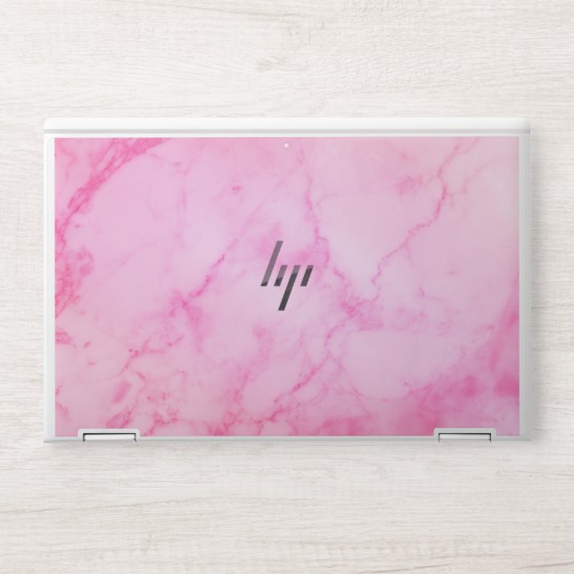 Pink Marble HP EliteBook X360 1030 G3/G4  HP Laptop Skin (Front)