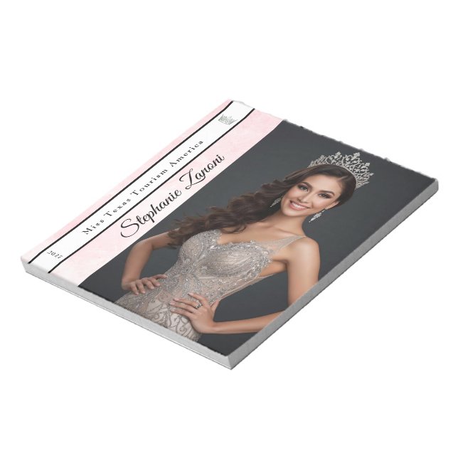 Pink Marble Ice Pageant Sash Autograph Pad SM (Rotated)
