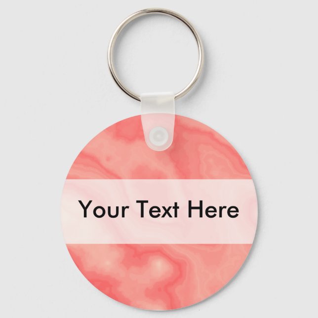 Pink Marble Keychain (Front)