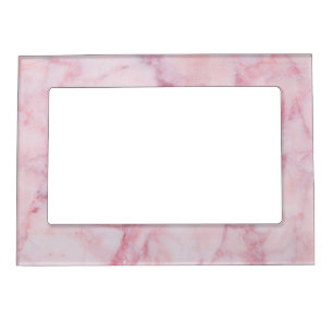 Pink Marble Magnetic Frame