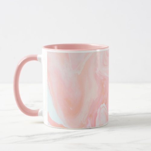 Pink Marble Mug