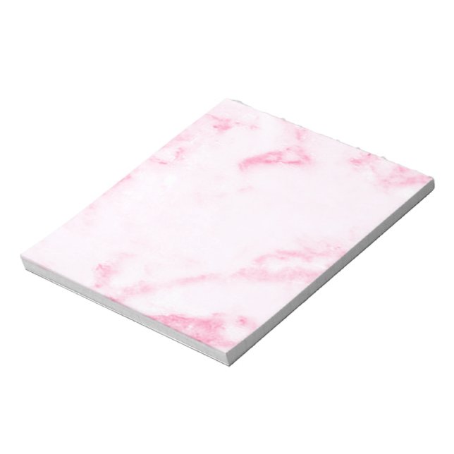 Pink  Marble Notepad (Rotated)