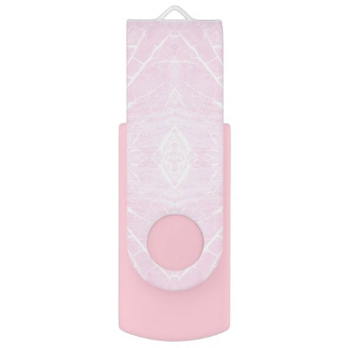 Pink marble pattern flash drive