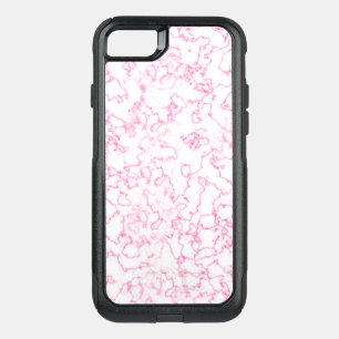 Pink marble pattern    OtterBox commuter iPhone SE/8/7 case