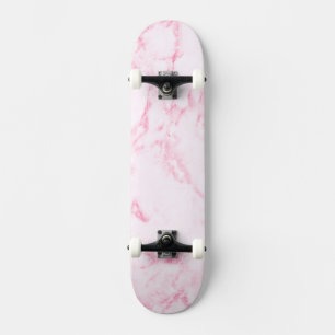 Pink  Marble Skateboard Deck