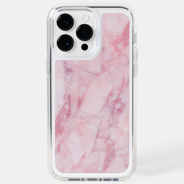 Pink Marble Speck iPhone Case (Front)