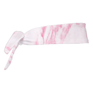 Pink Marble Tie Headband
