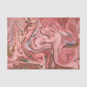 Pink Marble Tissue Paper