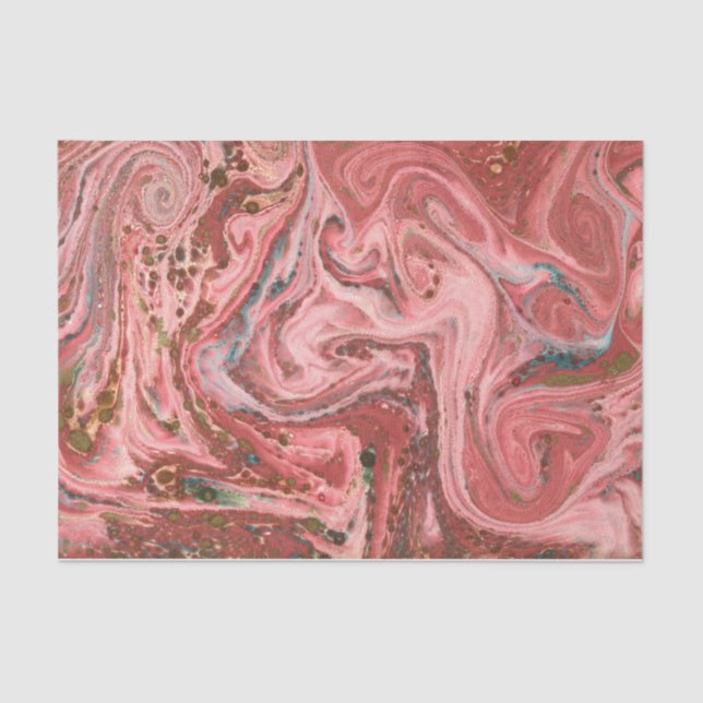 Pink Marble Tissue Paper (Front)