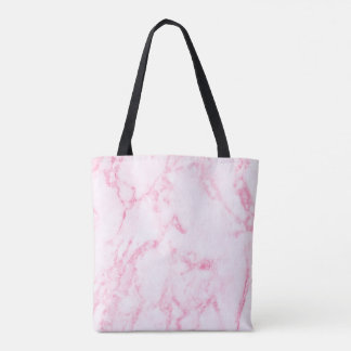 Pink  Marble Tote Bag