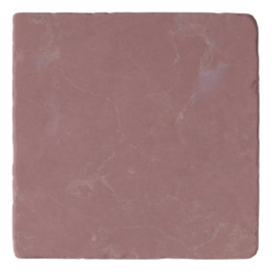 Pink marble trivet