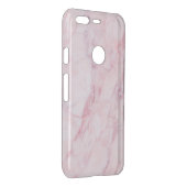 Pink Marble Uncommon Google Pixel Case (Back/Right)