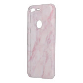 Pink Marble Uncommon Google Pixel Case (Back/Left)