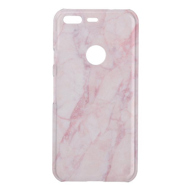 Pink Marble Uncommon Google Pixel Case (Back)
