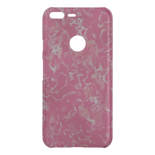 pink marble uncommon google pixel XL case (Back)