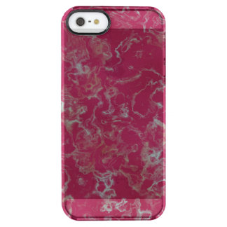 pink marble clear iPhone SE/5/5s case