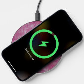 Pink marble wireless charger (Phone)