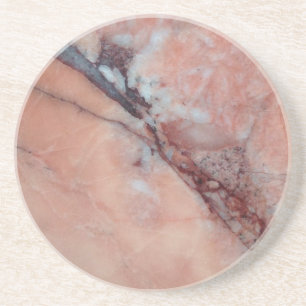 Pink Marble With Flaw Sandstone Coaster