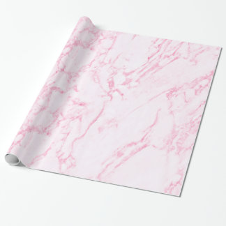 Pink  Marble Wrapping Paper