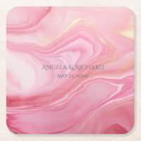 Pink marbled background