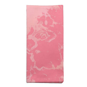 Pink Marbled Cloud abstract Cloth Napkin