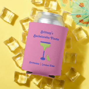 Pink Margarita Bachelorette Fiesta Can Cooler
