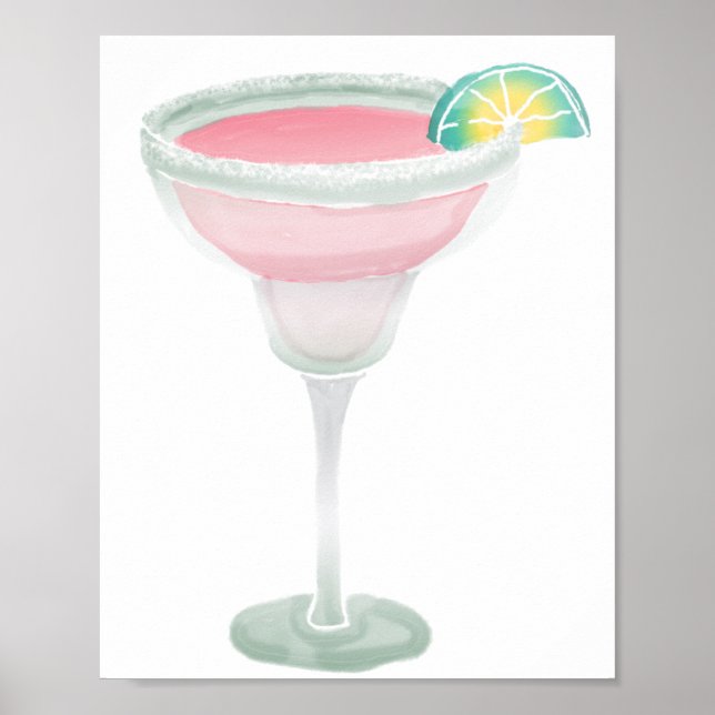 Pink Margarita Poster (Front)
