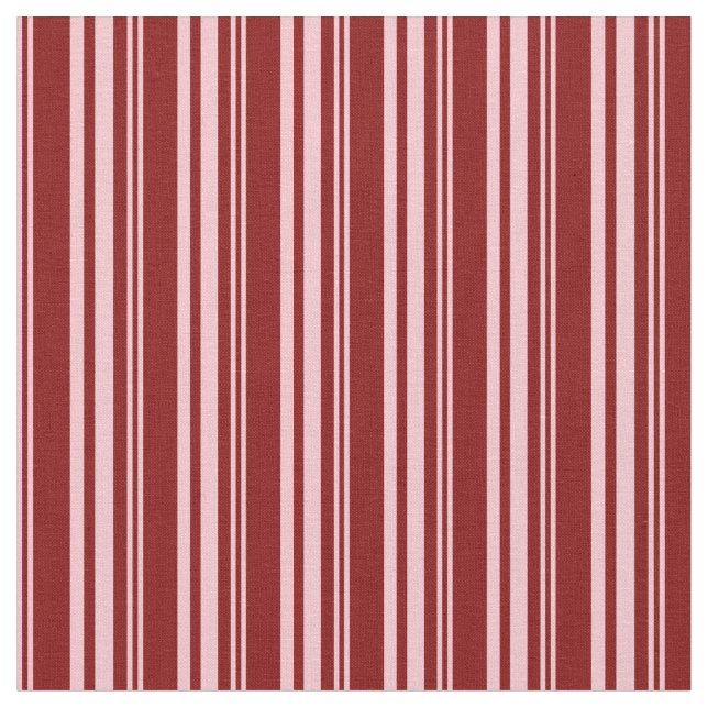 Pink & Maroon Colored Striped Pattern Fabric (Close Up)