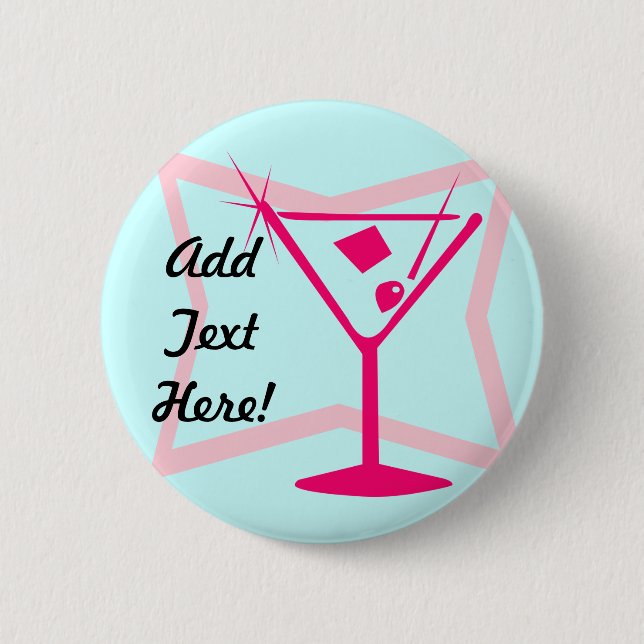 Pink Martini Button (Front)