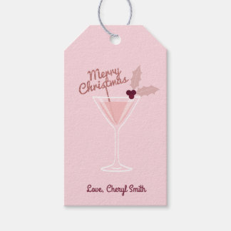 Pink Martini Christmas Gift Tags