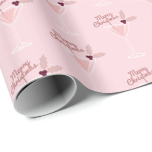 Pink Martini Christmas Wrapping Paper