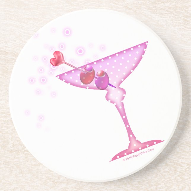 Pink Martini Coaster (Front)