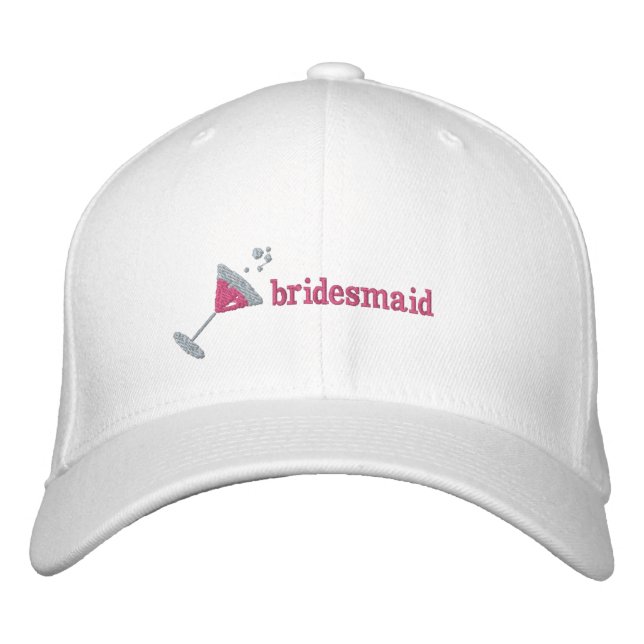 Pink Martini Personalized Embroidered hat (Front)