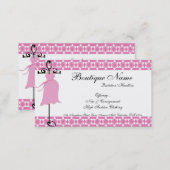 Pink Maternity Dress Boutique Business Cards (Front/Back)