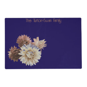 Pink & Mauve Strawflower Placemat