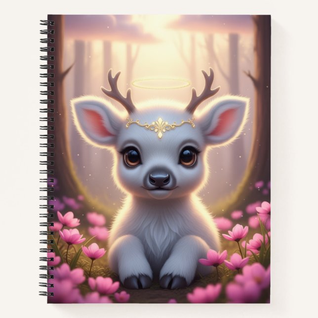 Pink Meadow Serenity Notebook (Front)