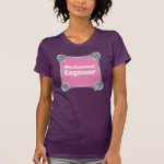 Pink Mechanical Engineer Fastener T-Shirt