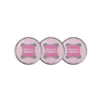 Pink Mechanical Engineer Golf Ball Markers