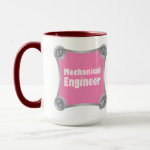 Pink Mechanical Engineer Mug