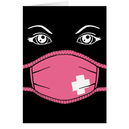 Pink Medical Mask Graphic (Front)
