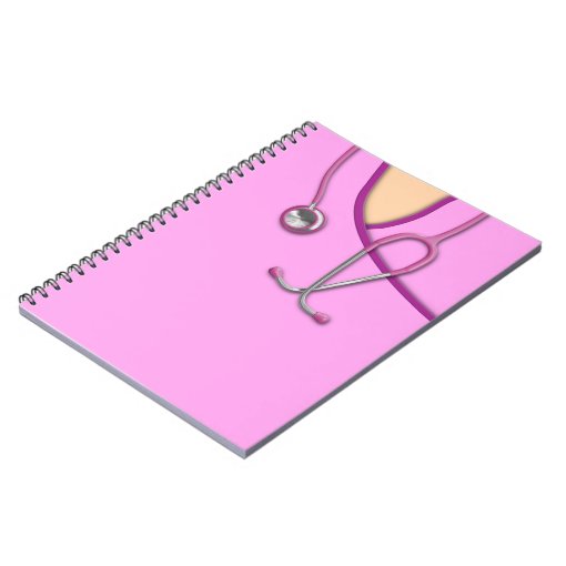 Pink Medical Scrubs Notebook | Zazzle